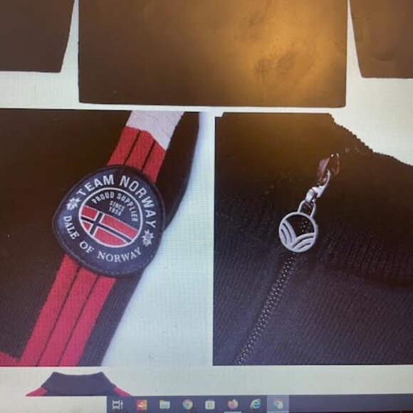 Dale of Norway NWT Children's Sweater OL Spirit Sweater Size 6 100% Merino Wool - Picture 3 of 6